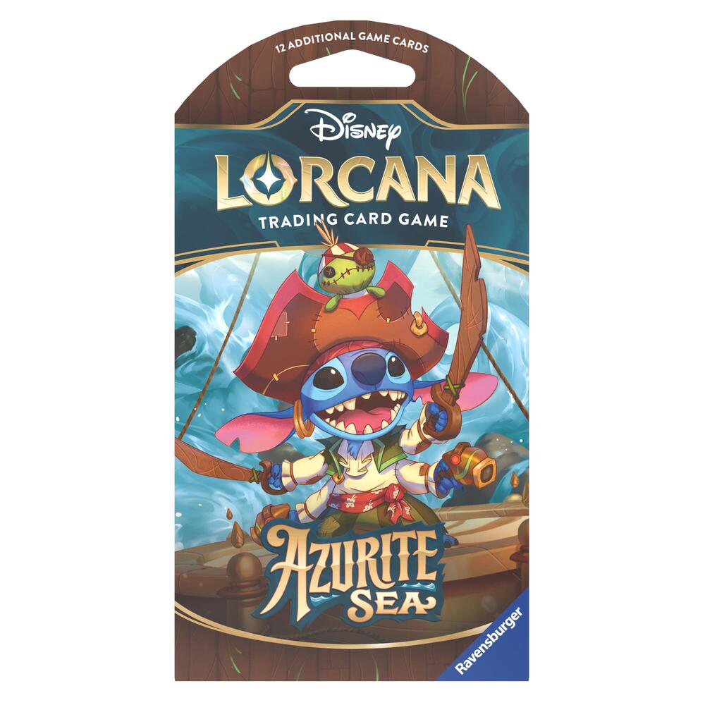Disney Lorcana: Azurite Sea Sleeved Booster Pack - Azurite Sea (6)