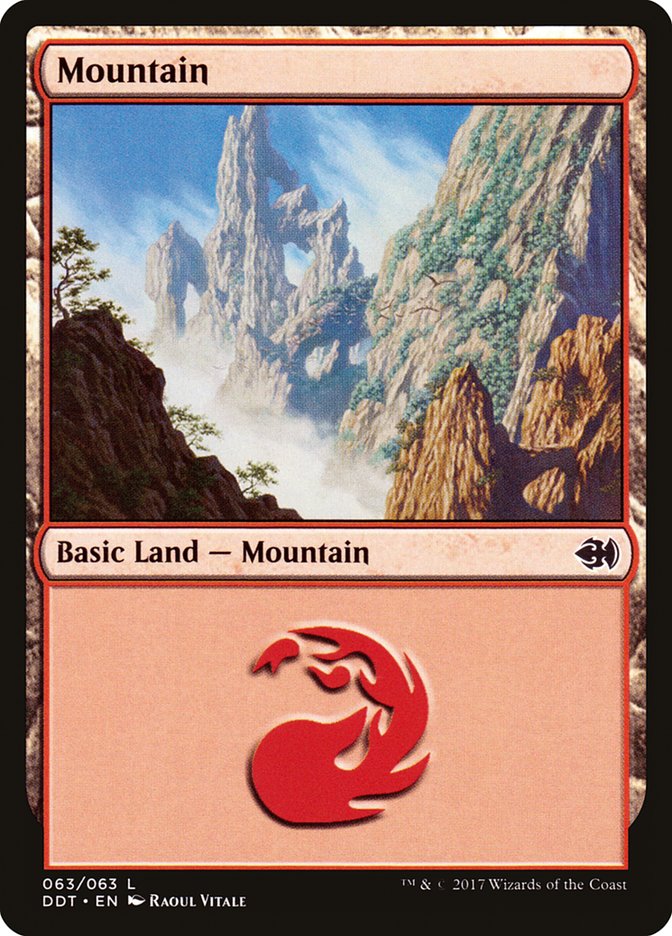 Mountain (63) [Duel Decks: Merfolk vs. Goblins] | North Valley Games