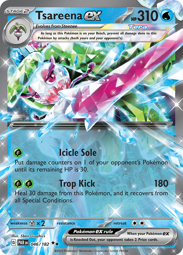 Tsareena ex (046/182) [Scarlet & Violet: Paradox Rift] | North Valley Games