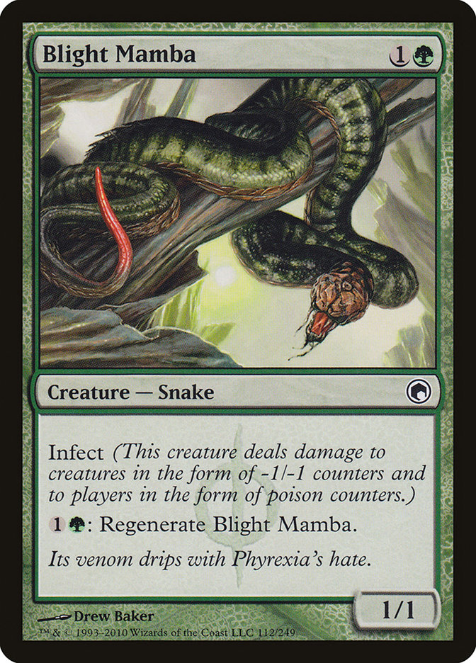 Blight Mamba [Scars of Mirrodin] | North Valley Games