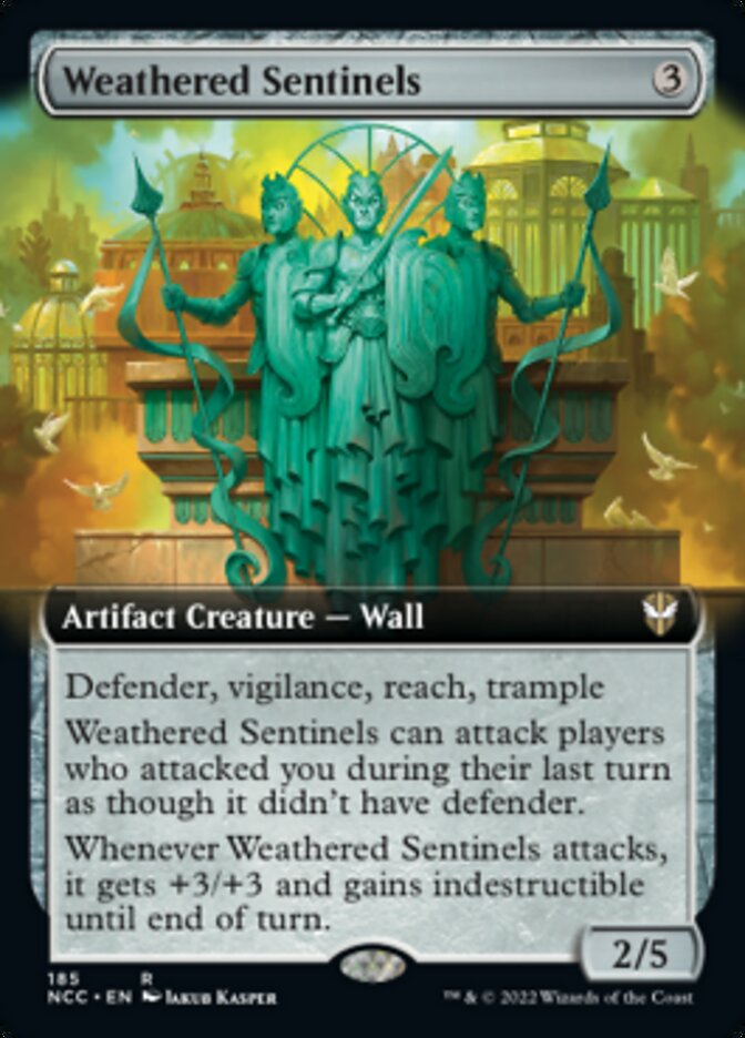 Weathered Sentinels (Extended Art) [Streets of New Capenna Commander] | North Valley Games