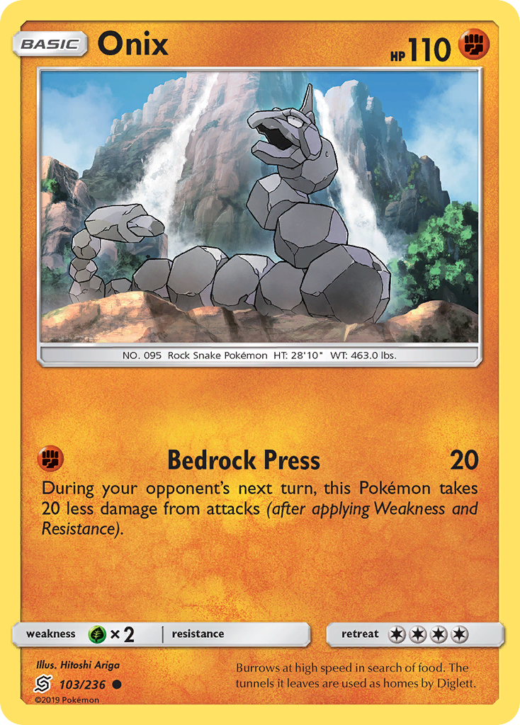 Onix (103/236) [Sun & Moon: Unified Minds] | North Valley Games