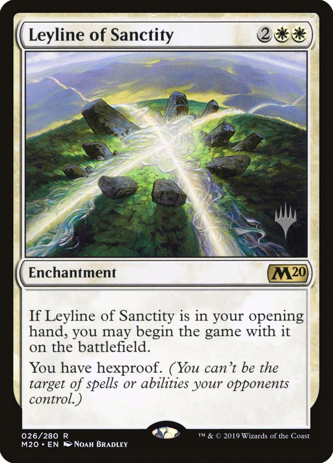 Leyline of Sanctity (Promo Pack) [Core Set 2020 Promos] | North Valley Games