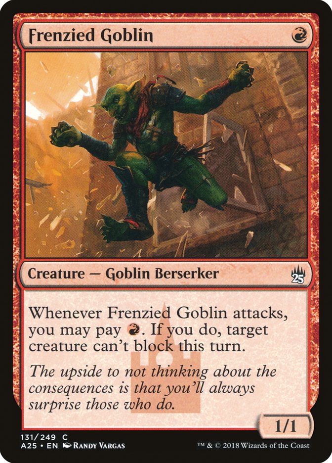 Frenzied Goblin [Masters 25] | North Valley Games