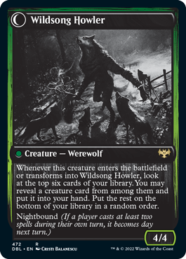 Howlpack Piper // Wildsong Howler [Innistrad: Double Feature] | North Valley Games