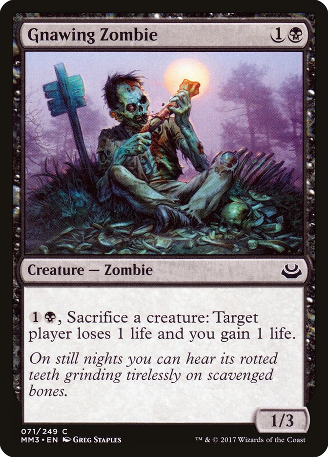 Gnawing Zombie [Modern Masters 2017] | North Valley Games