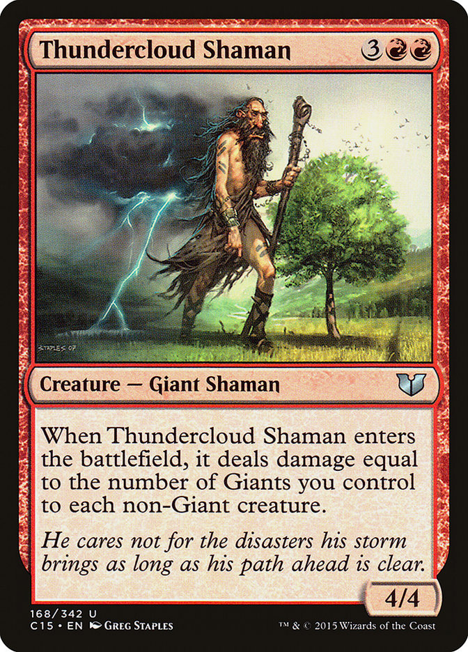 Thundercloud Shaman [Commander 2015] | North Valley Games