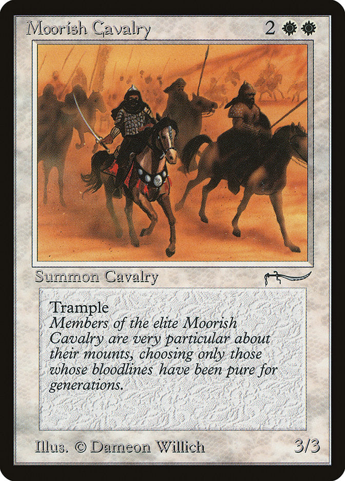 Moorish Cavalry (Light Mana Cost) [Arabian Nights] | North Valley Games