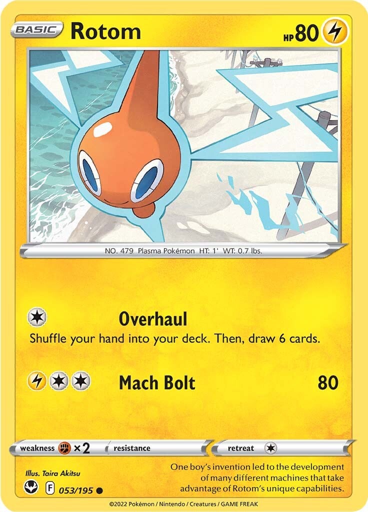 Rotom (053/195) [Sword & Shield: Silver Tempest] | North Valley Games