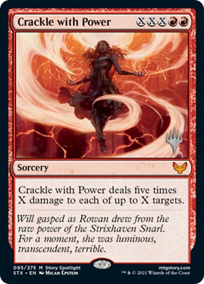 Crackle with Power (Promo Pack) [Strixhaven: School of Mages Promos] | North Valley Games