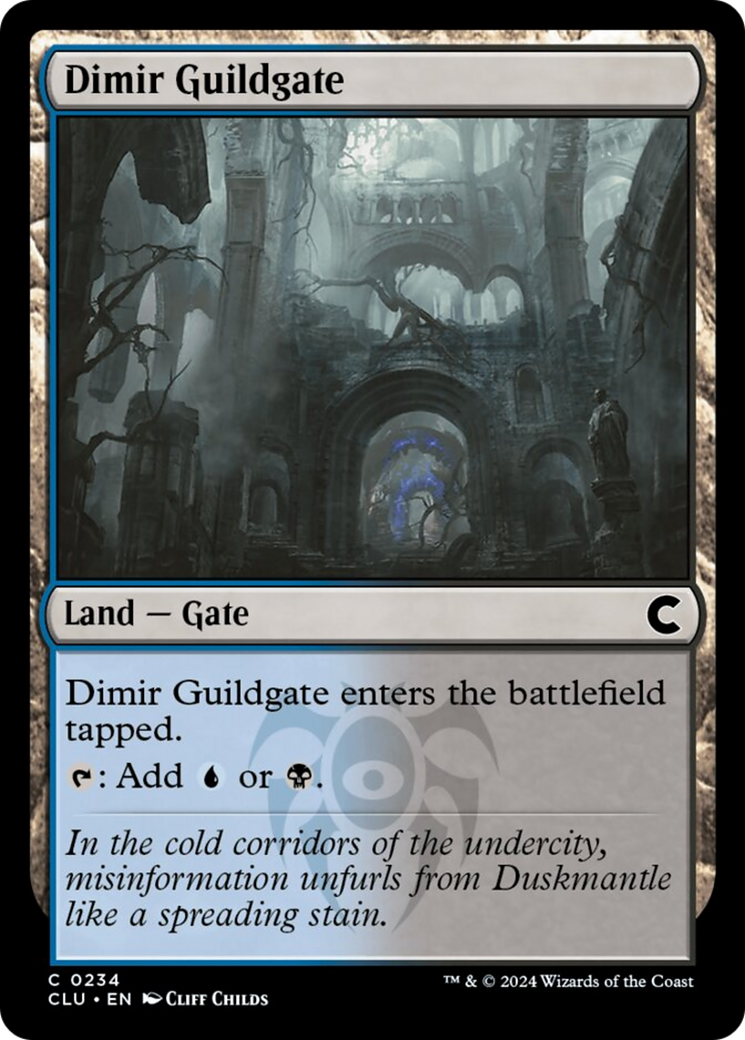 Dimir Guildgate [Ravnica: Clue Edition] | North Valley Games
