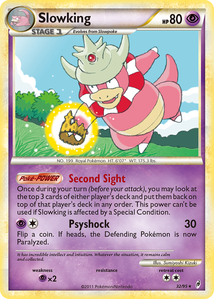 Slowking (32/95) [HeartGold & SoulSilver: Call of Legends] | North Valley Games