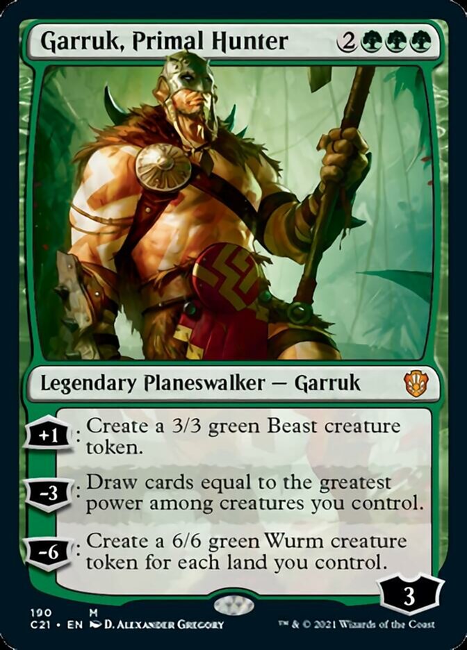 Garruk, Primal Hunter [Commander 2021] | North Valley Games