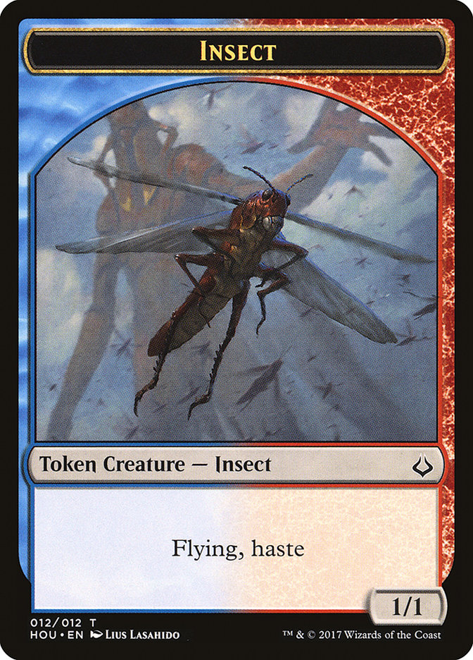 Dreamstealer // Insect Double-Sided Token [Hour of Devastation Tokens] | North Valley Games