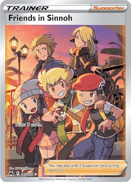 Friends in Sinnoh (149/159) (Full Art) [Sword & Shield: Crown Zenith] | North Valley Games