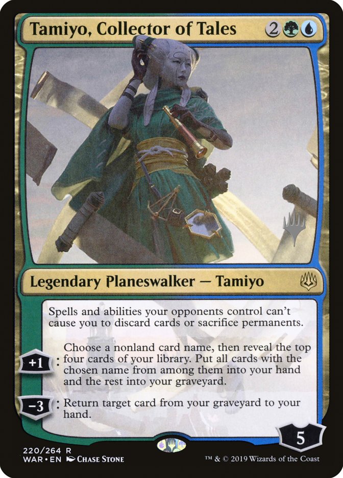 Tamiyo, Collector of Tales (Promo Pack) [War of the Spark Promos] | North Valley Games