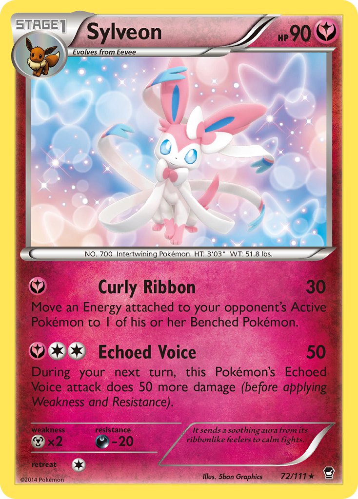 Sylveon (72/111) (Theme Deck Exclusive) [XY: Furious Fists] | North Valley Games