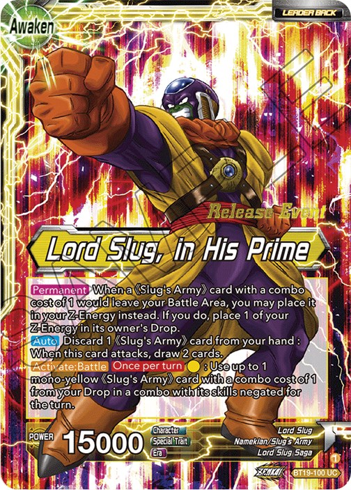 Lord Slug // Lord Slug, in His Prime (Fighter's Ambition Holiday Pack) (BT19-100) [Tournament Promotion Cards] | North Valley Games