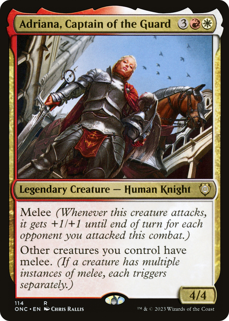 Adriana, Captain of the Guard [Phyrexia: All Will Be One Commander] | North Valley Games