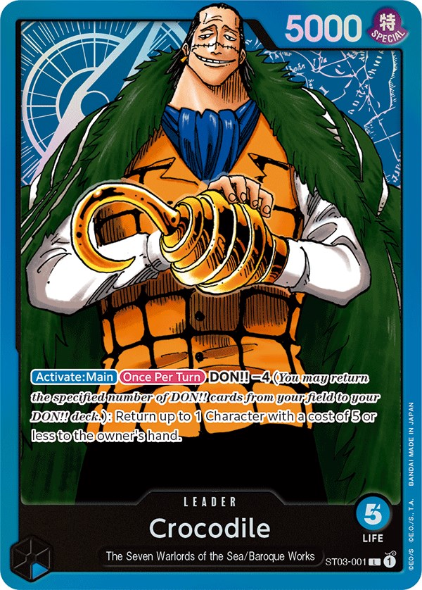 Crocodile (001) [Starter Deck: The Seven Warlords of The Sea] | North Valley Games