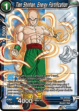 Tien Shinhan, Energy Fortification (Common) (BT13-045) [Supreme Rivalry] | North Valley Games