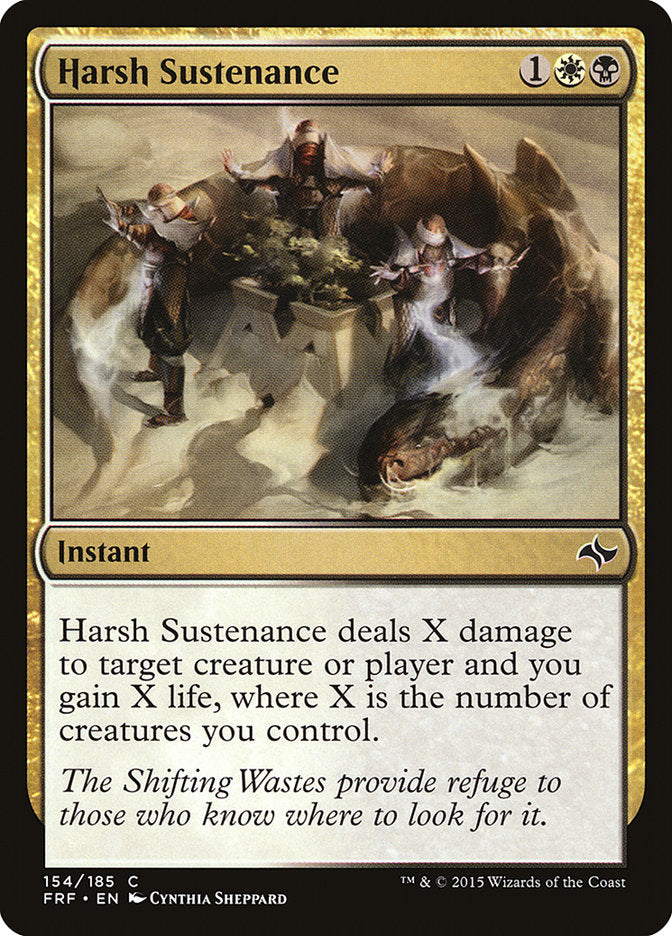 Harsh Sustenance [Fate Reforged] | North Valley Games