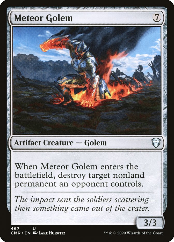 Meteor Golem (467) [Commander Legends] | North Valley Games
