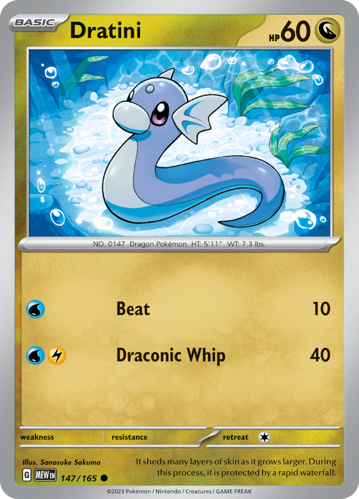 Dratini (147/165) [Scarlet & Violet: 151] | North Valley Games