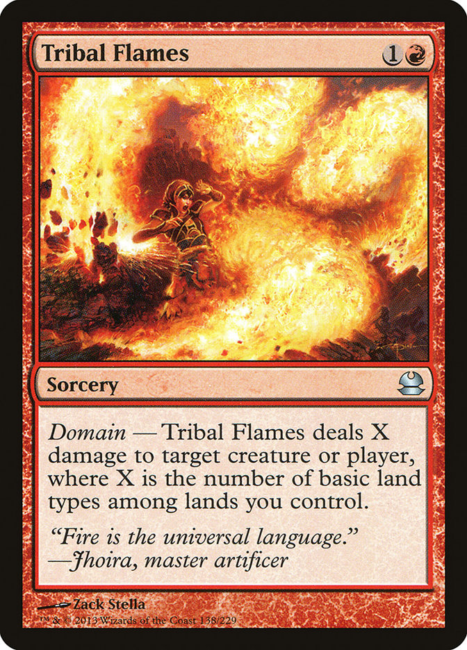 Tribal Flames [Modern Masters] | North Valley Games