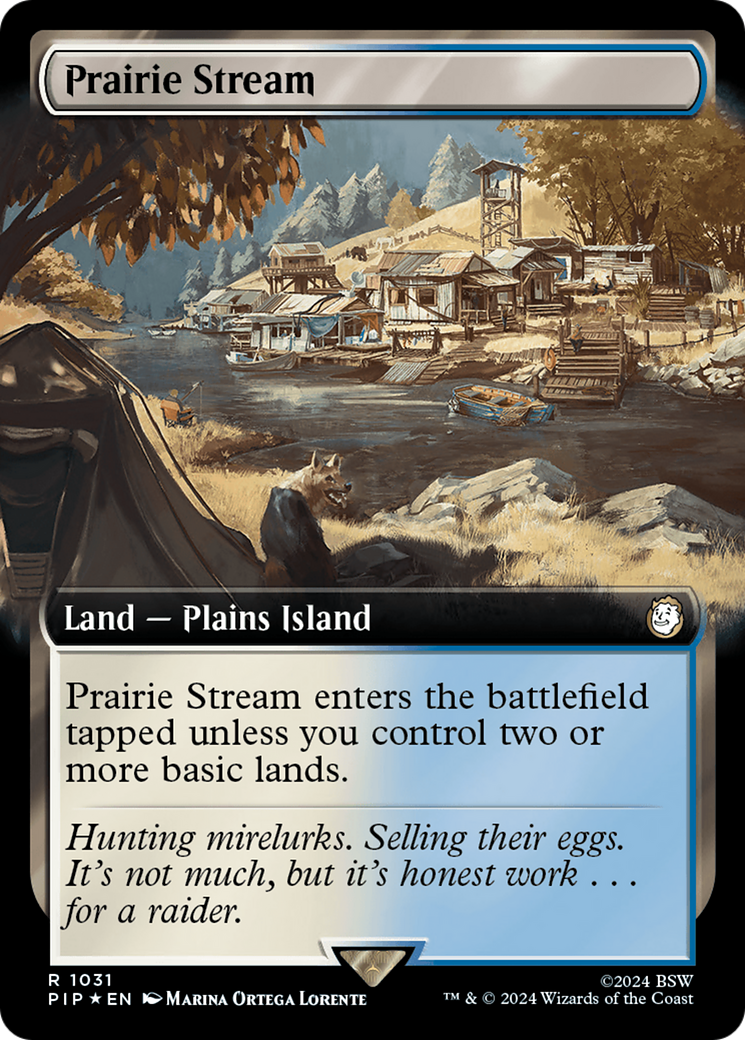 Prairie Stream (Extended Art) (Surge Foil) [Fallout] | North Valley Games