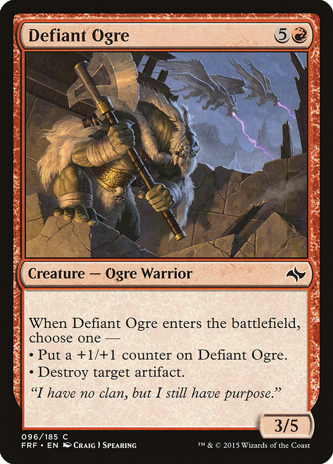 Defiant Ogre [Fate Reforged] | North Valley Games