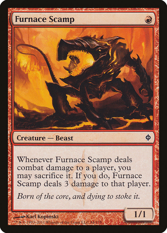 Furnace Scamp [New Phyrexia] | North Valley Games