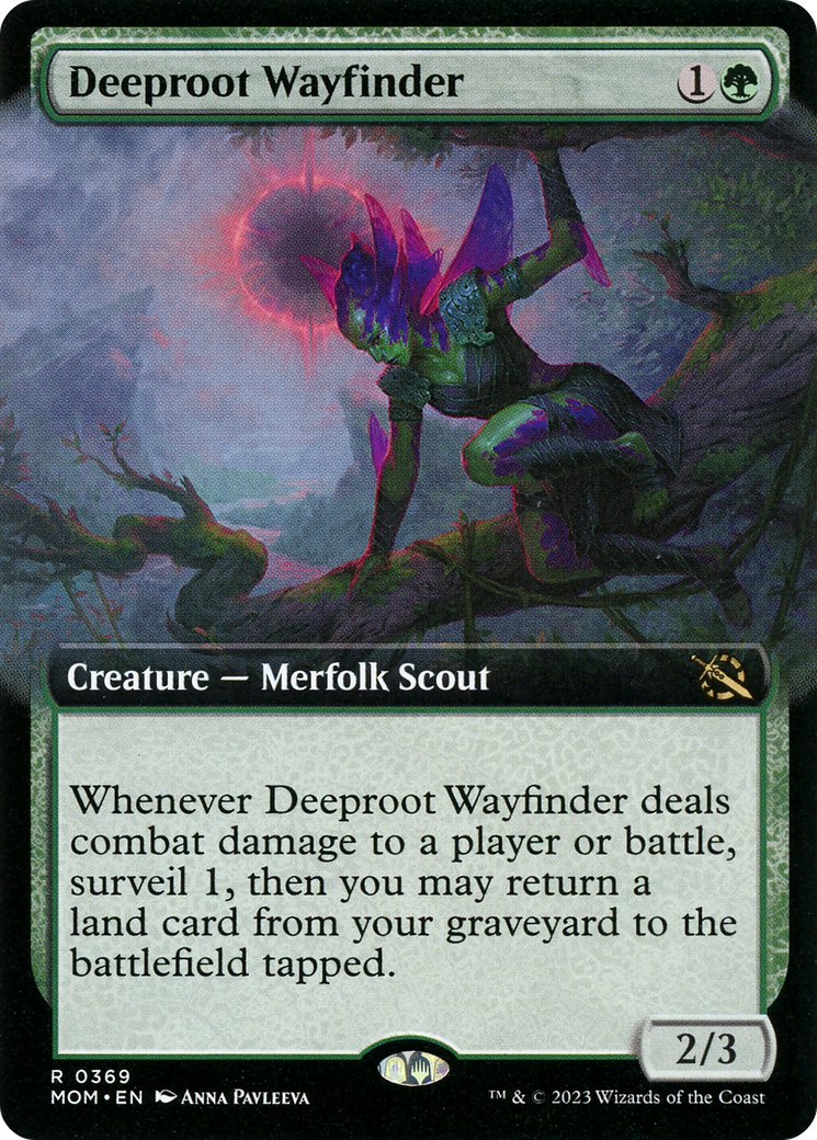 Deeproot Wayfinder (Extended Art) [March of the Machine] | North Valley Games