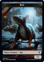 Rat // Food (17) Double-Sided Token [Throne of Eldraine Tokens] | North Valley Games