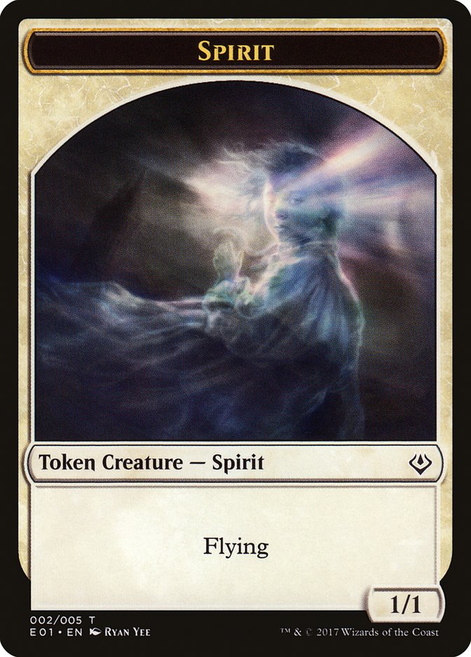 Spirit // Soldier Double-Sided Token [Archenemy: Nicol Bolas Tokens] | North Valley Games