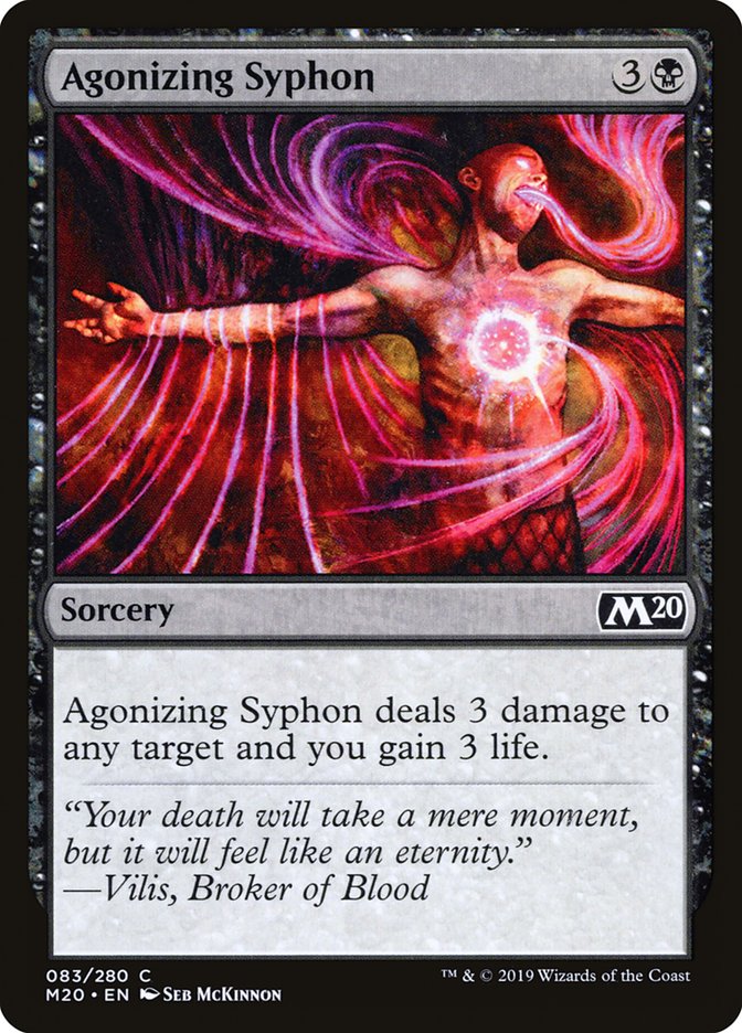 Agonizing Syphon [Core Set 2020] | North Valley Games