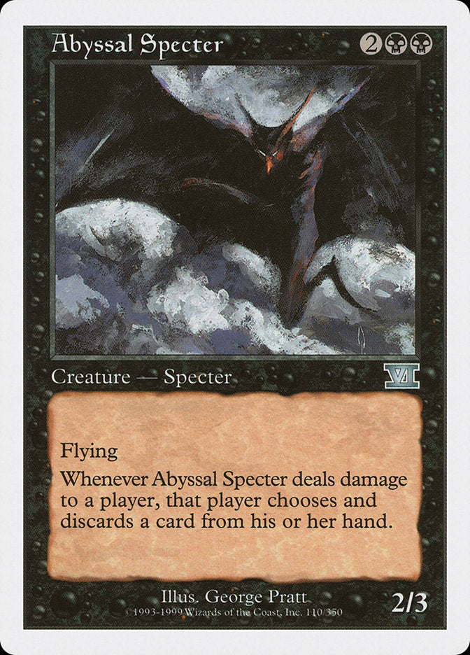 Abyssal Specter [Classic Sixth Edition] | North Valley Games