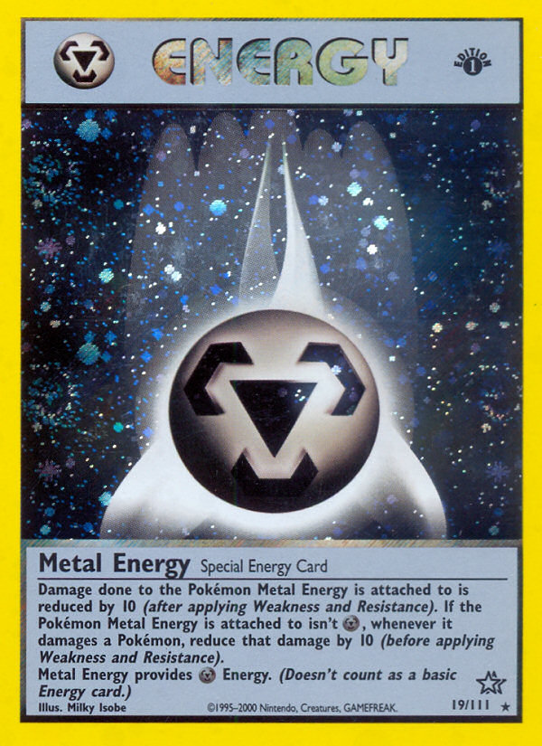 Metal Energy (19/111) [Neo Genesis 1st Edition] | North Valley Games