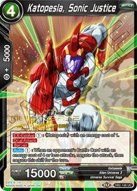 Katopesla, Sonic Justice (Divine Multiverse Draft Tournament) (DB2-148) [Tournament Promotion Cards] | North Valley Games