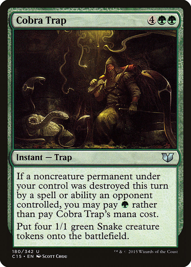 Cobra Trap [Commander 2015] | North Valley Games