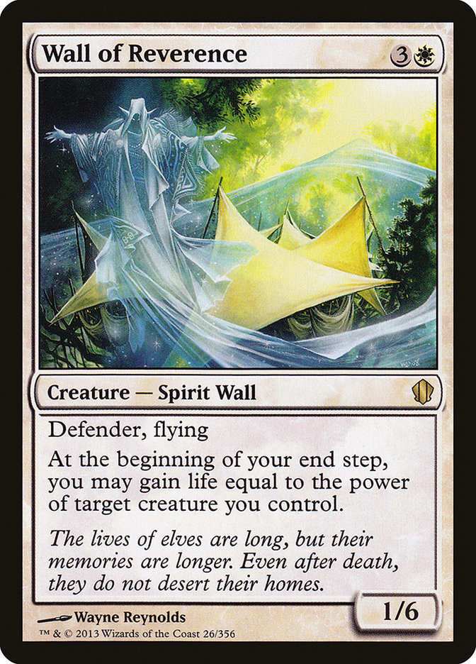 Wall of Reverence [Commander 2013] | North Valley Games