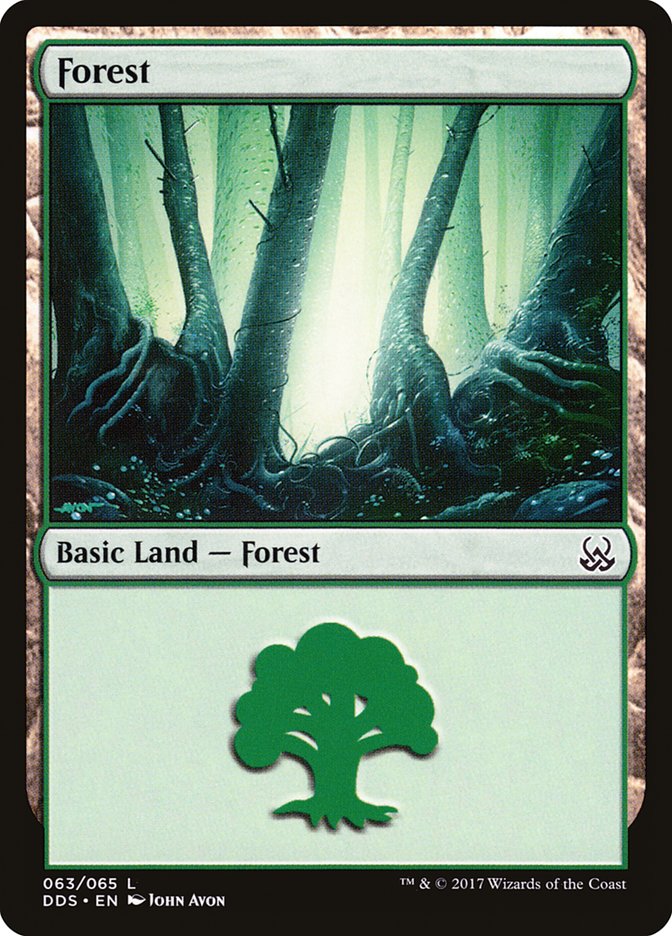 Forest (63) [Duel Decks: Mind vs. Might] | North Valley Games