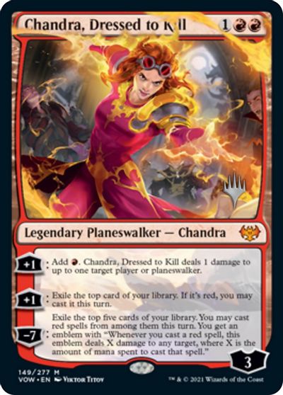 Chandra, Dressed to Kill (Promo Pack) [Innistrad: Crimson Vow Promos] | North Valley Games