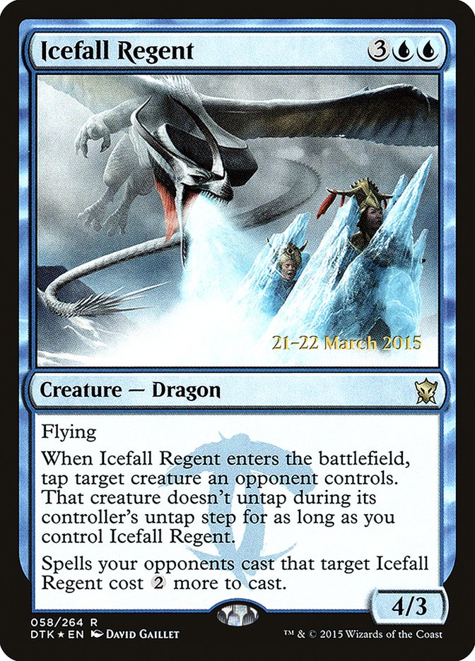 Icefall Regent [Dragons of Tarkir Prerelease Promos] | North Valley Games