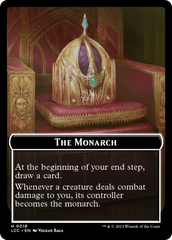 The Monarch // Pirate Double-Sided Token [The Lost Caverns of Ixalan Commander Tokens] | North Valley Games