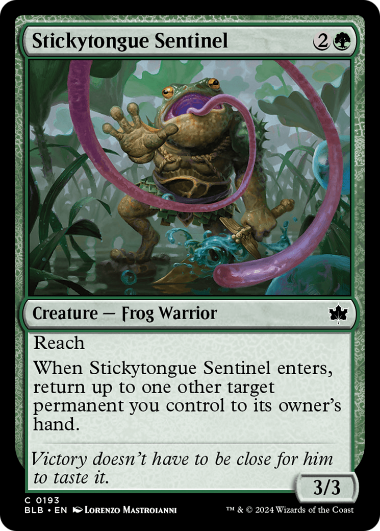 Stickytongue Sentinel [Bloomburrow] | North Valley Games