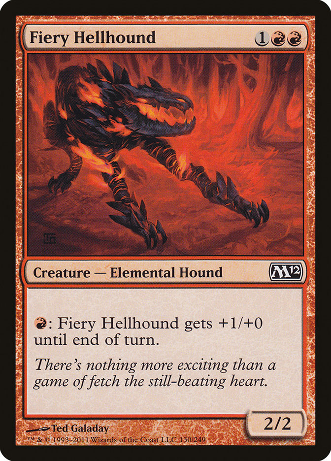 Fiery Hellhound [Magic 2012] | North Valley Games