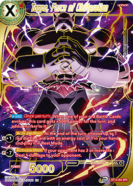 Toppo, Force of Obliteration (SPR) (BT14-004) [Cross Spirits] | North Valley Games