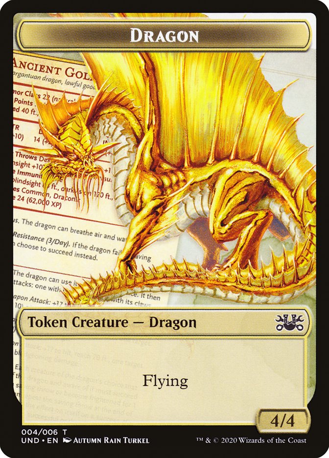 Beeble // Dragon Double-Sided Token [Unsanctioned Tokens] | North Valley Games