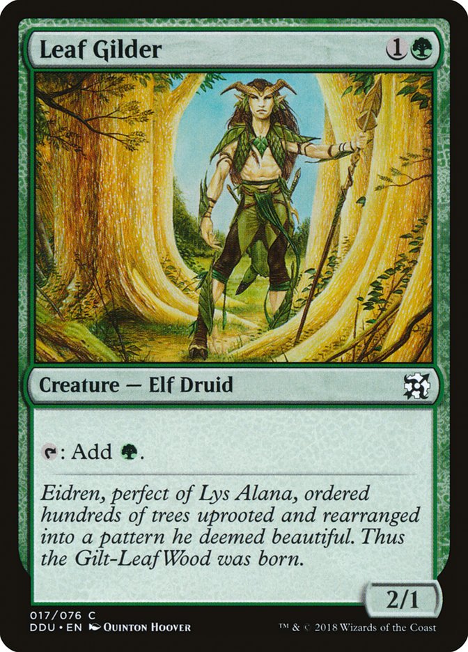 Leaf Gilder [Duel Decks: Elves vs. Inventors] | North Valley Games